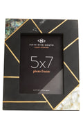 5In X 7In Mother of Pearl and Gold Inlay Large Photo Frame