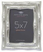 Silver Finish Bamboo Effect 5In x 7In Photo Frame
