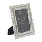 Silver Finish Bamboo Effect 5In x 7In Photo Frame