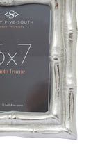 Silver Finish Bamboo Effect 5In x 7In Photo Frame
