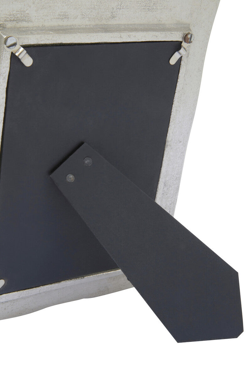 Silver Finish Bamboo Effect 5In x 7In Photo Frame