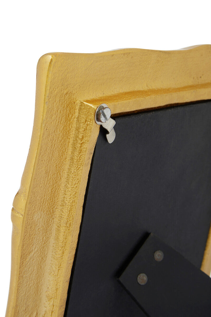 Gold Finish Bamboo Effect Photo Frame 5x7