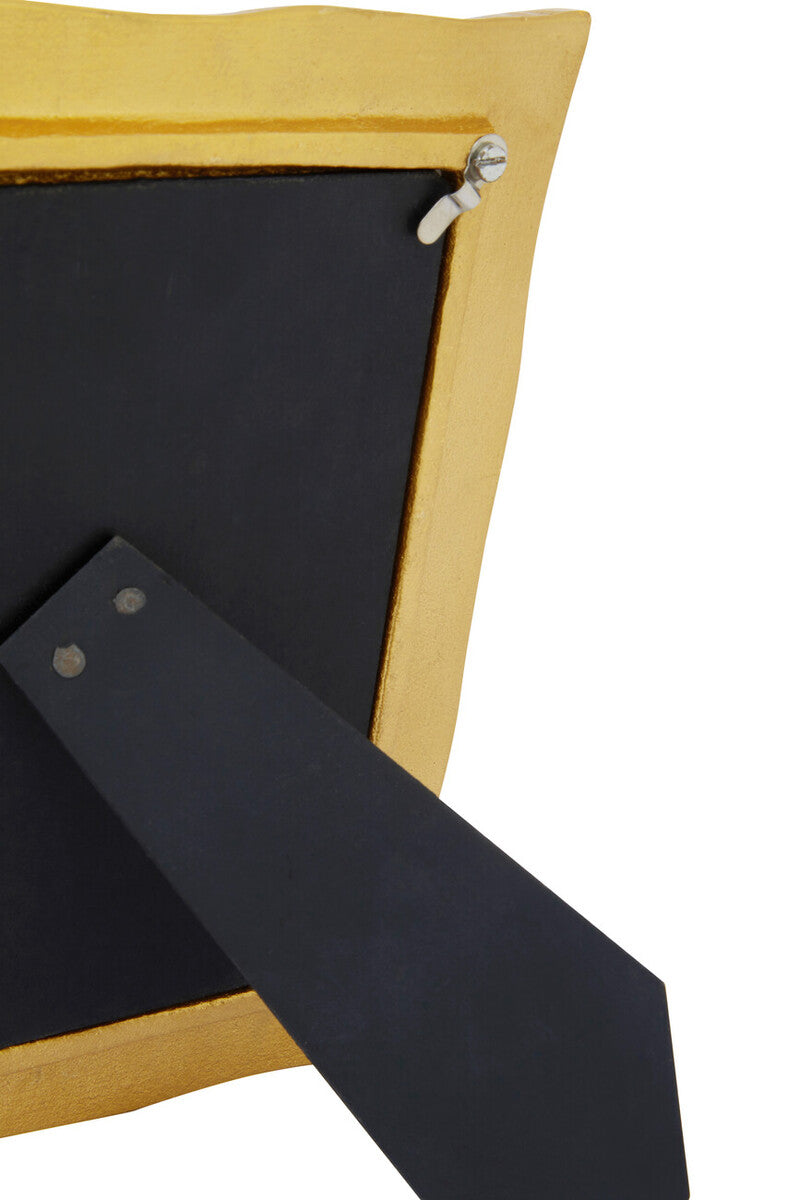 Gold Finish Bamboo Effect Photo Frame 5x7