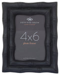 4 x 6 Black Finish Bamboo Effect Photo Frame