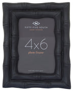 4 x 6 Black Finish Bamboo Effect Photo Frame