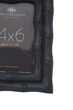 4 x 6 Black Finish Bamboo Effect Photo Frame