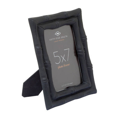 5 x 7 Black Finish Bamboo Effect Photo Frame