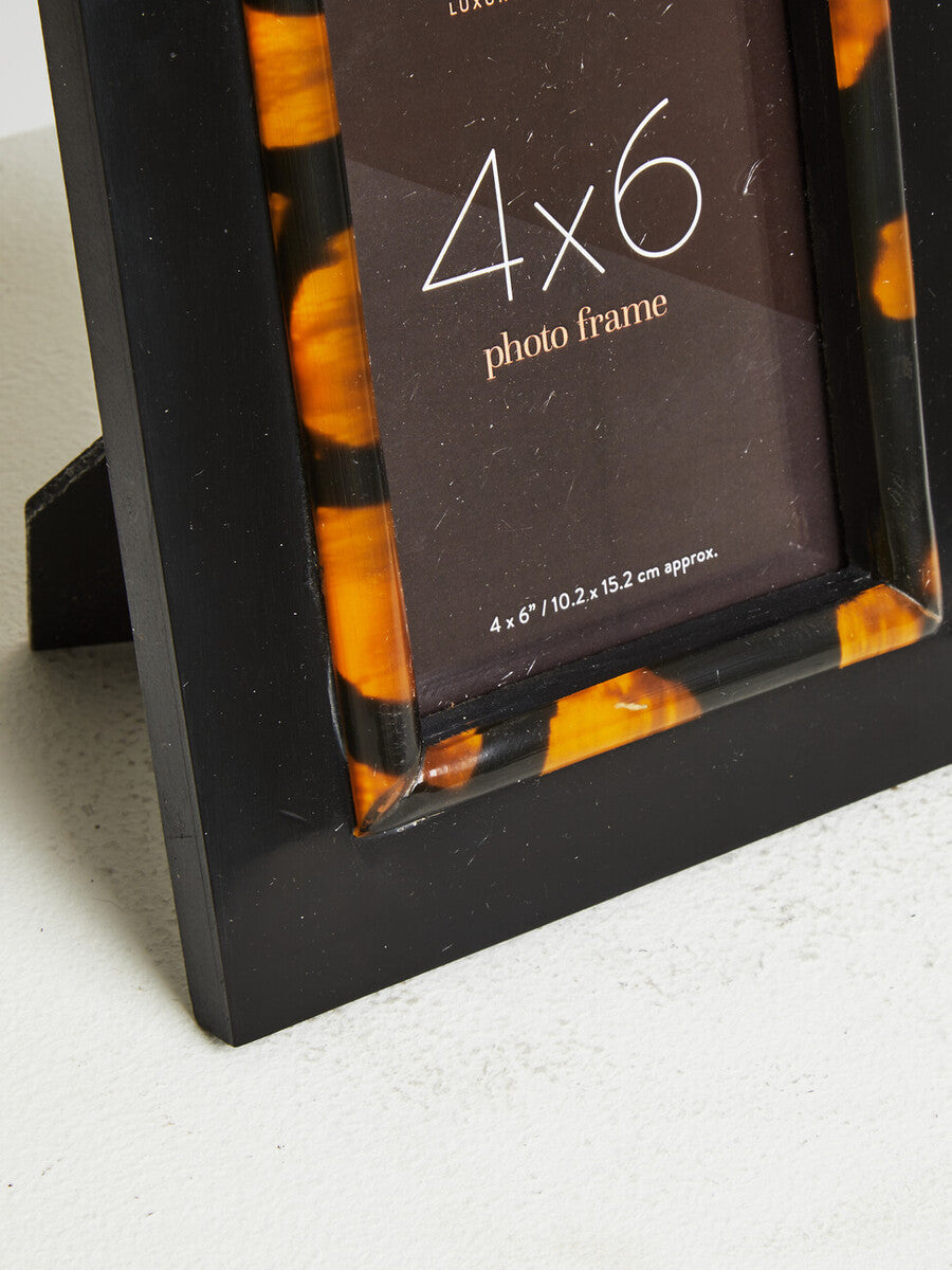 4 x 6 Inch Tortoise Shell Photo Frame