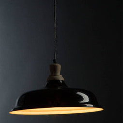 Black Small Pendant Light