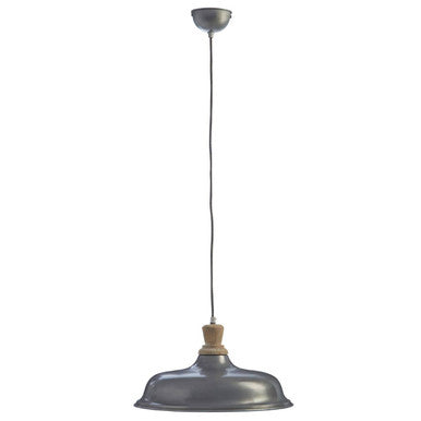 Small Pendant Light with Zinc Finish