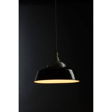 Black Large Pendant Light