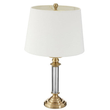 Gold Metal Tiered Table Lamp