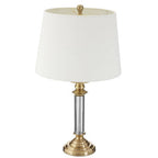 Gold Metal Tiered Table Lamp