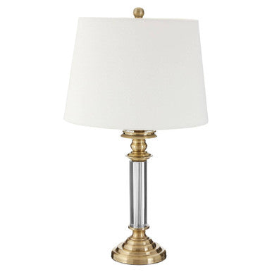 Gold Metal Tiered Table Lamp