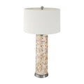 Round Shell Inlay Table Lamp
