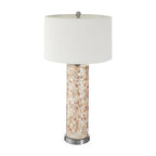 Round Shell Inlay Table Lamp