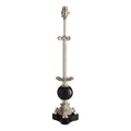 Antique Silver Plated Brass Table Lamp Base