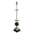 Antique Silver Plated Brass Table Lamp Base