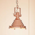 Small Copper Pendant Light