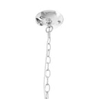Large Chrome Plain Pendant Light