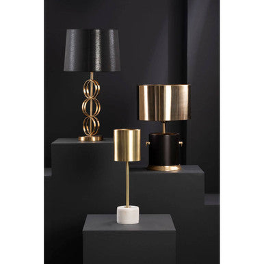Drum Shade Table Lamp