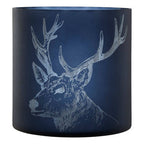 Large Blue Candle Holder