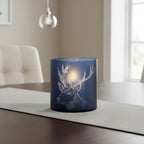Large Blue Candle Holder