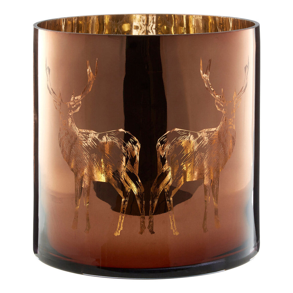 Medium Brown Candle Holder
