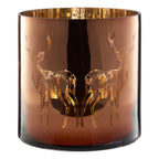 Medium Brown Candle Holder
