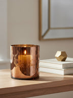 Medium Brown Candle Holder