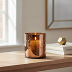 Medium Brown Candle Holder