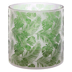 Green Large Hurricane Candle Holder