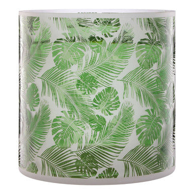 Green Large Hurricane Candle Holder