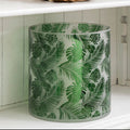 Green Large Hurricane Candle Holder
