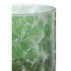 Green Large Hurricane Candle Holder