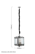 Small Glass Pendant Light