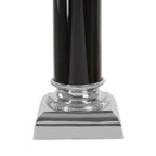 Black Nickel Finish Table Lamp with Iron Column