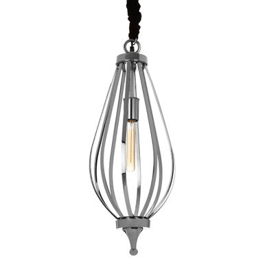 Small Drop Shape Metal Pendant Light