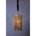 Silver Nickel Steel Rod Pendant Light