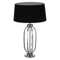 Polished Silver Nickel Table Lamp
