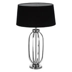 Polished Silver Nickel Table Lamp