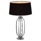 Polished Silver Nickel Table Lamp