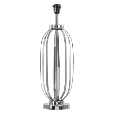 Polished Silver Nickel Table Lamp