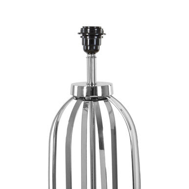 Polished Silver Nickel Table Lamp