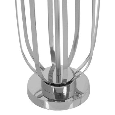 Polished Silver Nickel Table Lamp