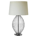 Antique Brass Wireframe Table Lamp with Black Shade