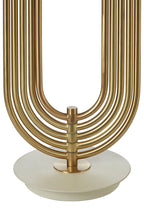 Table Lamp with White Shade