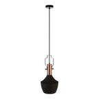 Medium Pendant Light in Black and Copper