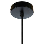 Medium Pendant Light in Black and Copper