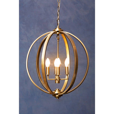 Antique Brass Pendant Light